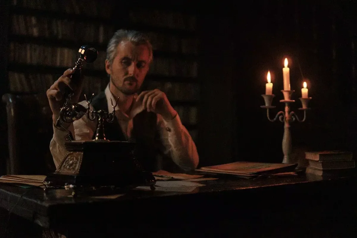Doctor Zoltan at his desk